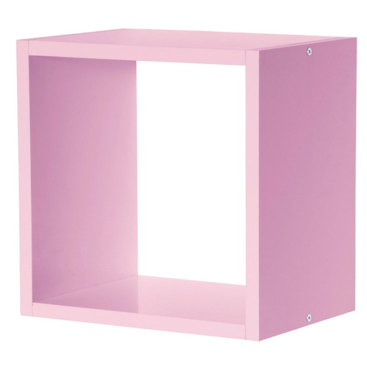 BE DESIGN - Repisa Serenity MDP 1 Nivel(es) 24.5x24.5x15 cm Rosado