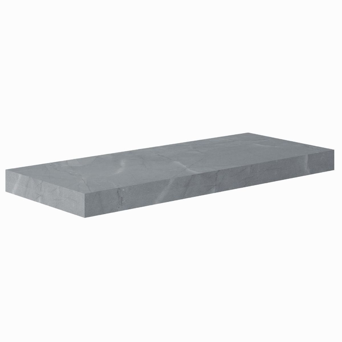 BE DESIGN - Repisa Tendenza MDP 1 Nivel(es) 60x4x25 cm Gris