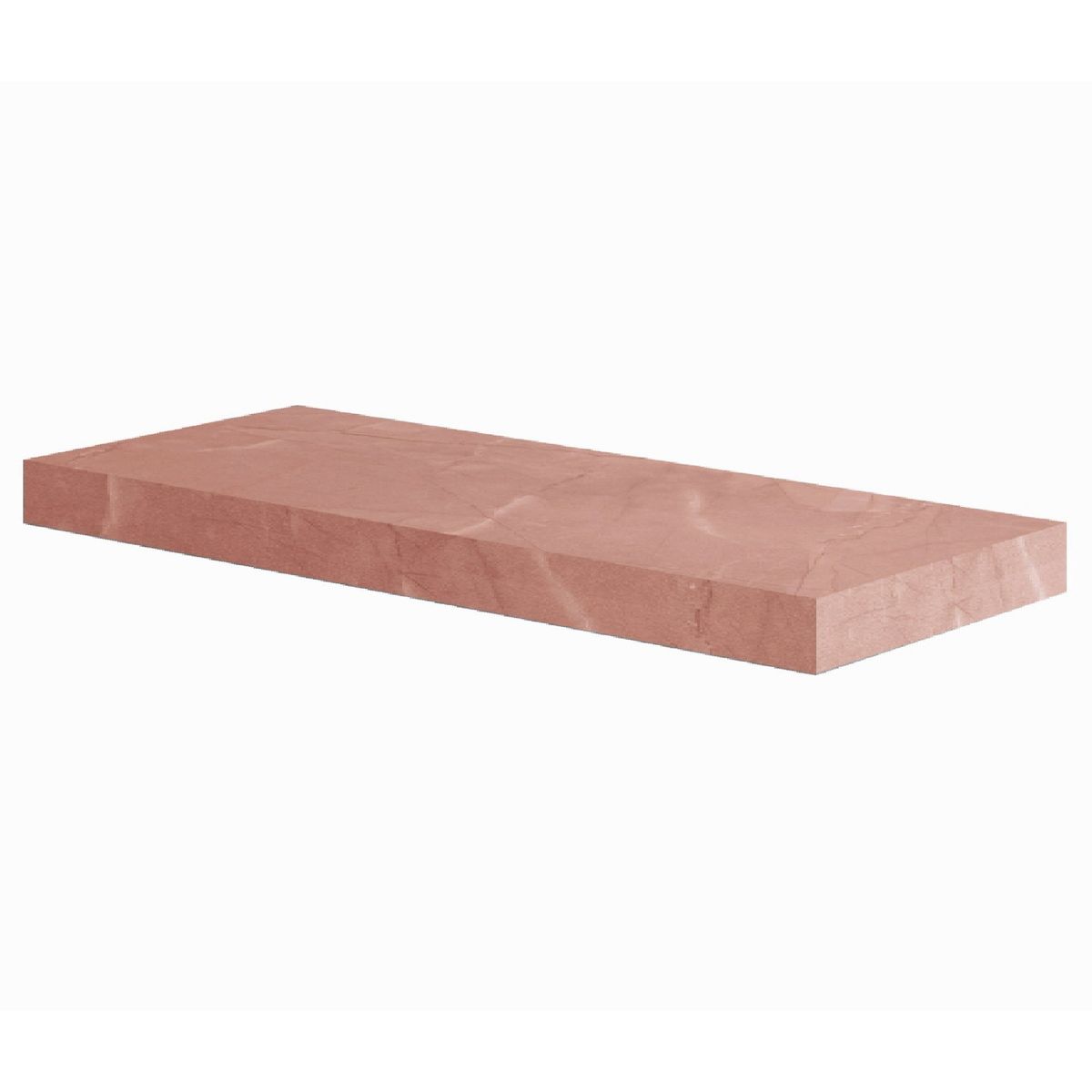 BE DESIGN - Repisa Tendenza MDP 1 Nivel(es) 60x4x25 cm Rosado