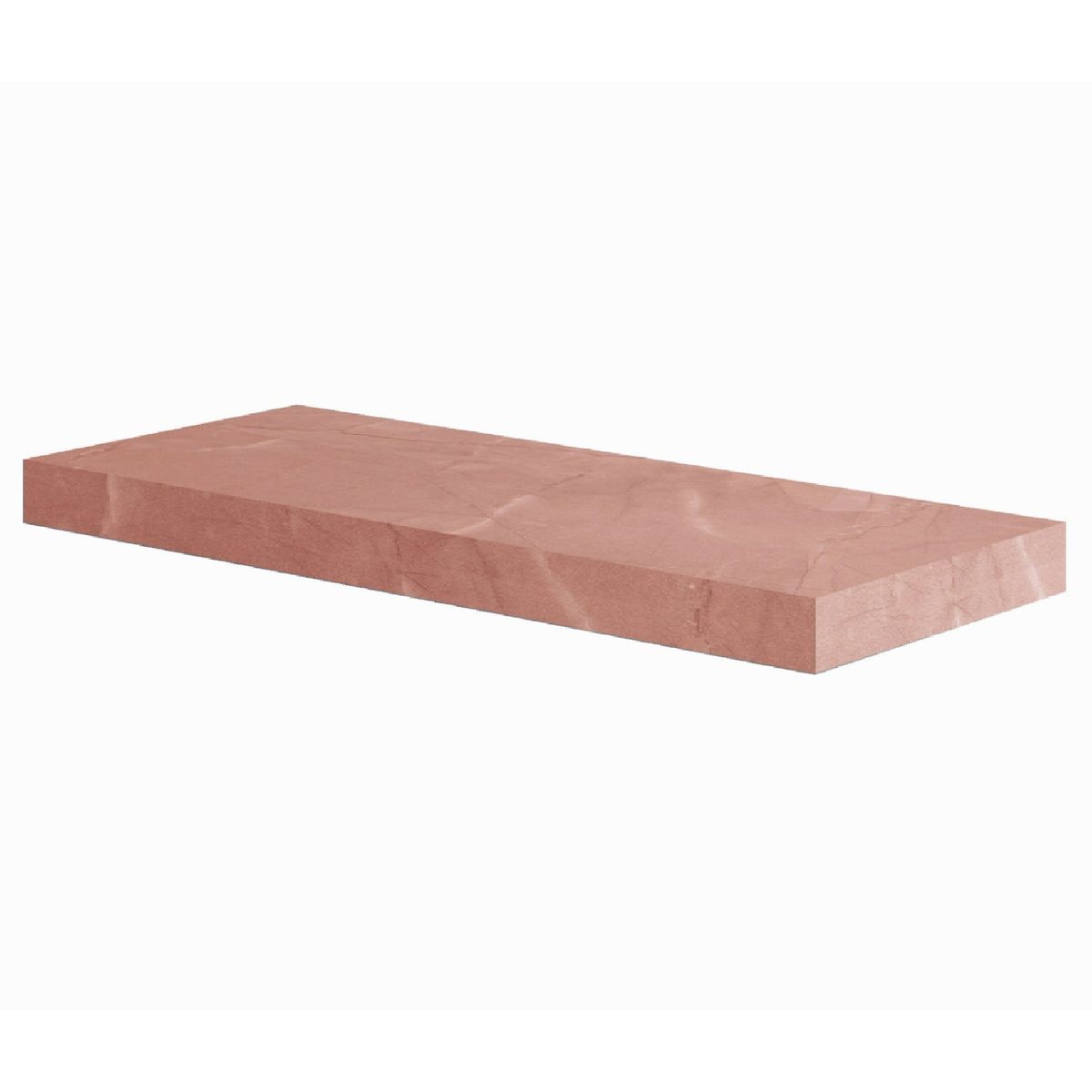 BE DESIGN - Repisa Tendenza MDP 1 Nivel(es) 60x4x25 cm Rosado