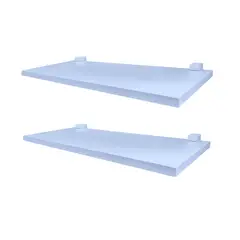 BE DESIGN - Set de Repisas MDP 2 Nivel(es) 40x1.2x15 cm Azul