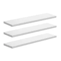 Set de Repisas Decorare MDP 3 Nivel(es) 40x1.2x10 cm Blanco