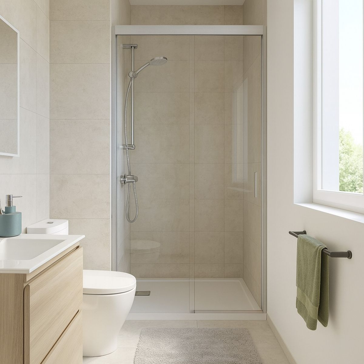 STRETTO - Mampara 8mm de Corredera Tina 140x150 cm