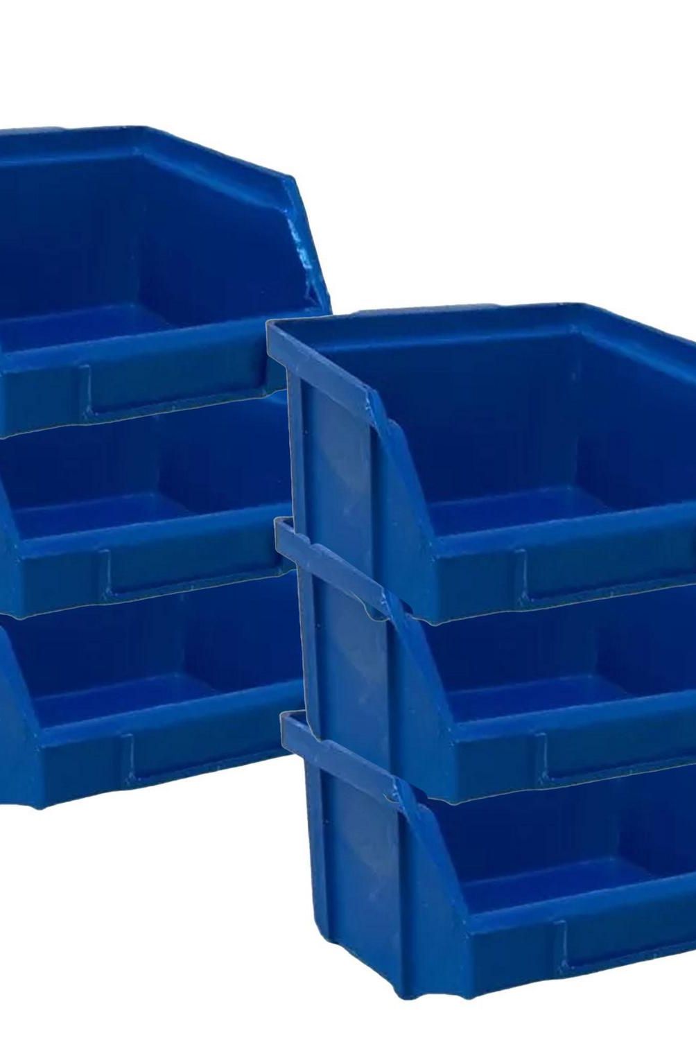 QUANTUM - Caja organizador  azul  6 unidades