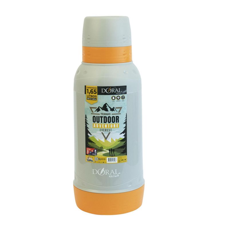 DORAL - Termo Outdoor 1.650 l Acero Inoxidable Gris