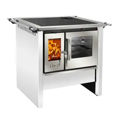AMESTI - Cocina a leña allegra blanca