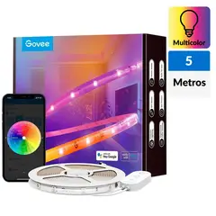 GOVEE - Tira Luz Led Rgbic Con Revestimiento Protector 5 M