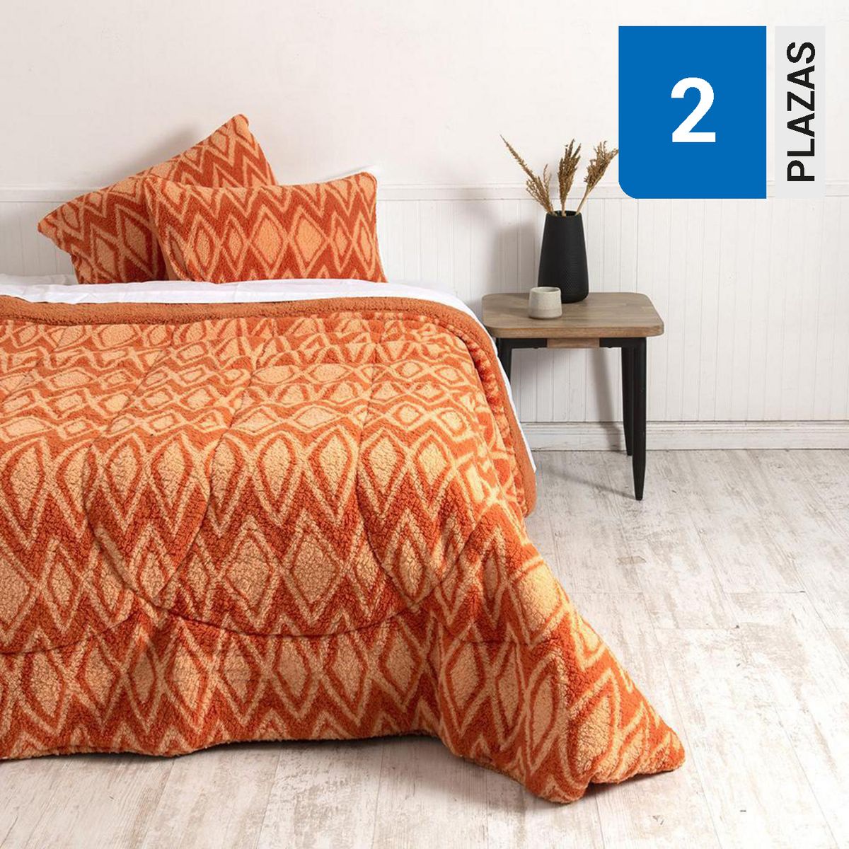 MASHINI - Plumón 2 plazas bruno Multicolor 