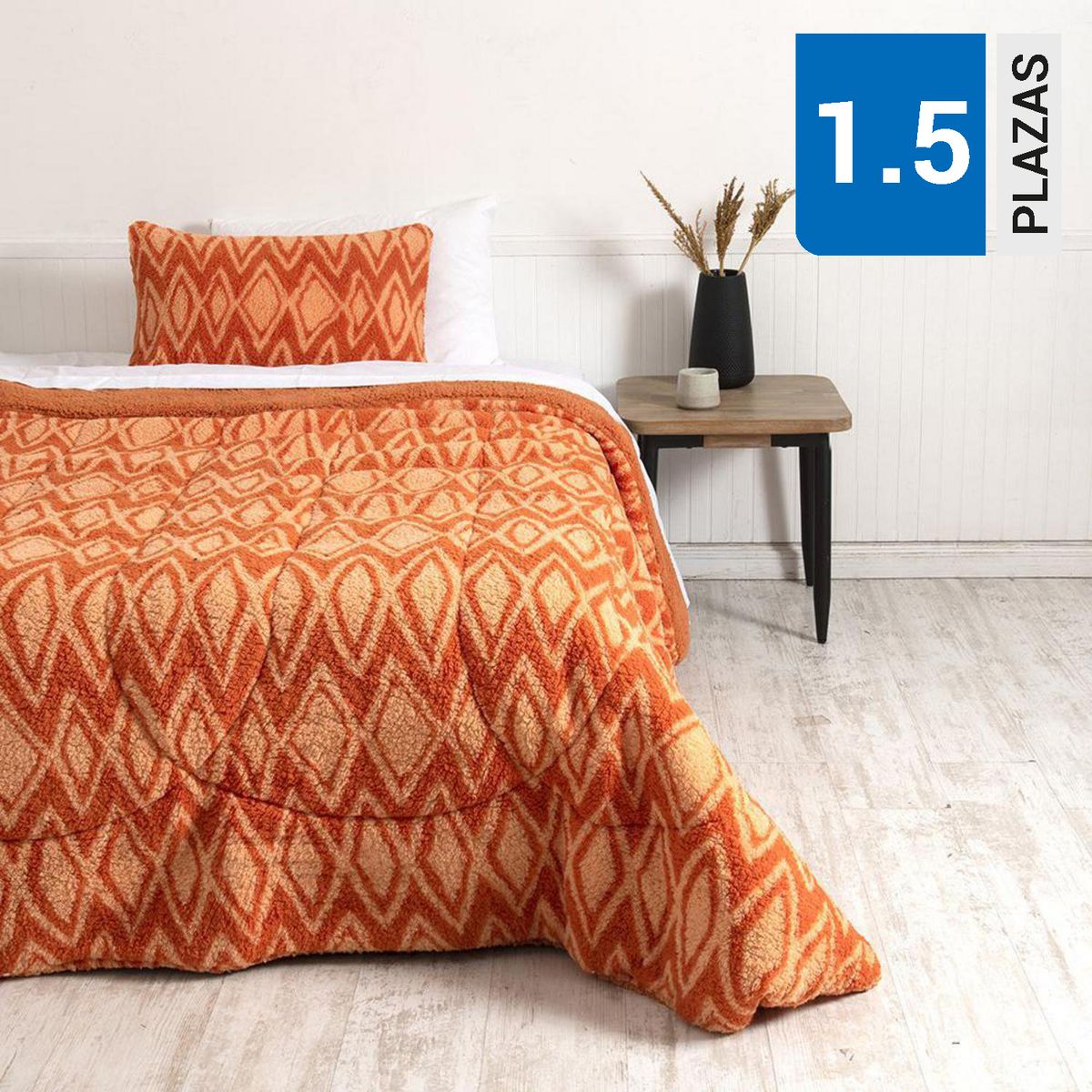 MASHINI - Plumón 1.5 plazas bruno Multicolor 