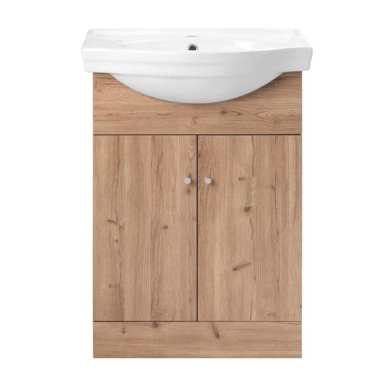 Kit Mueble Vanitorio Marie Rústico 60x80 cm/Cubierta