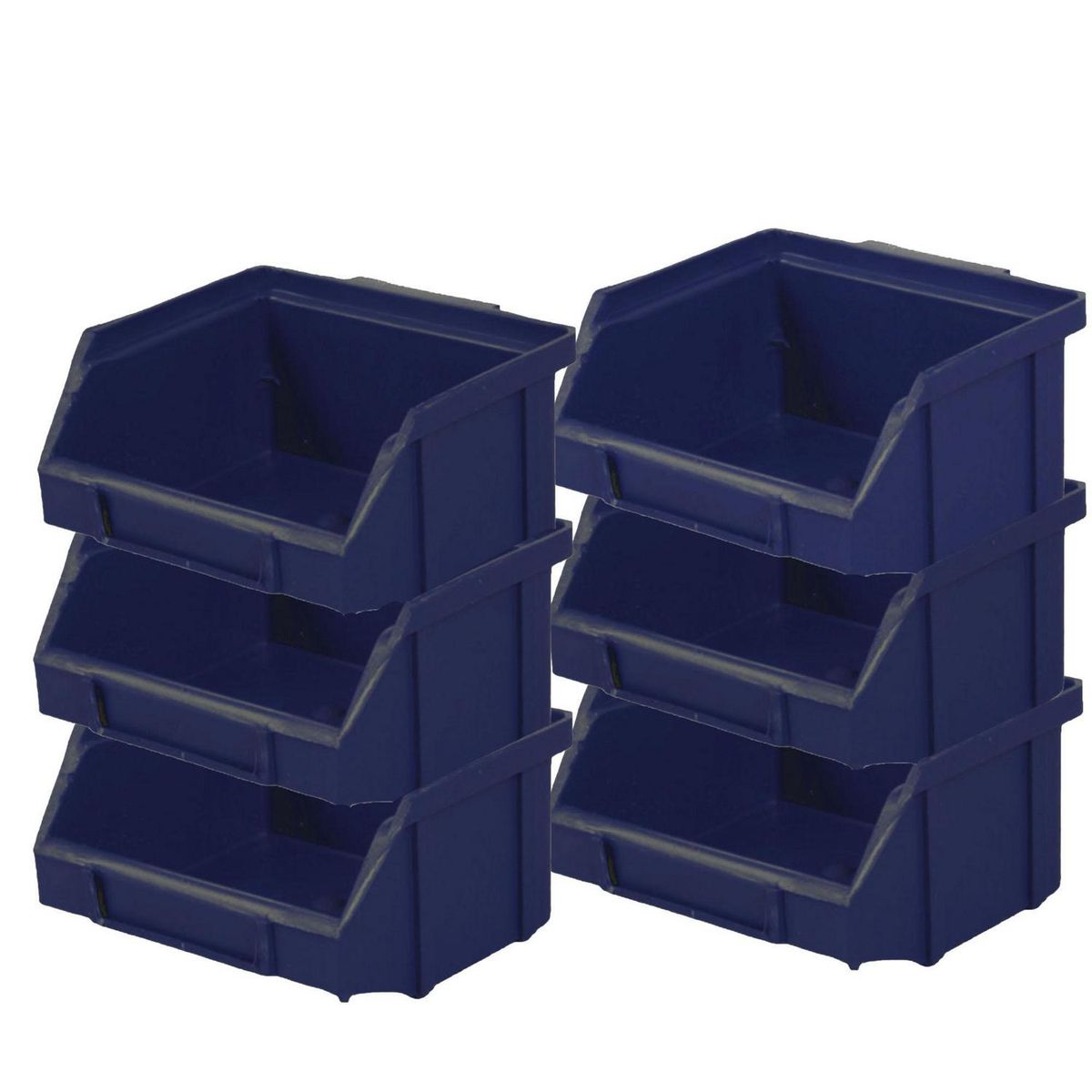 QUANTUM - Caja organizador negro 6 unidades