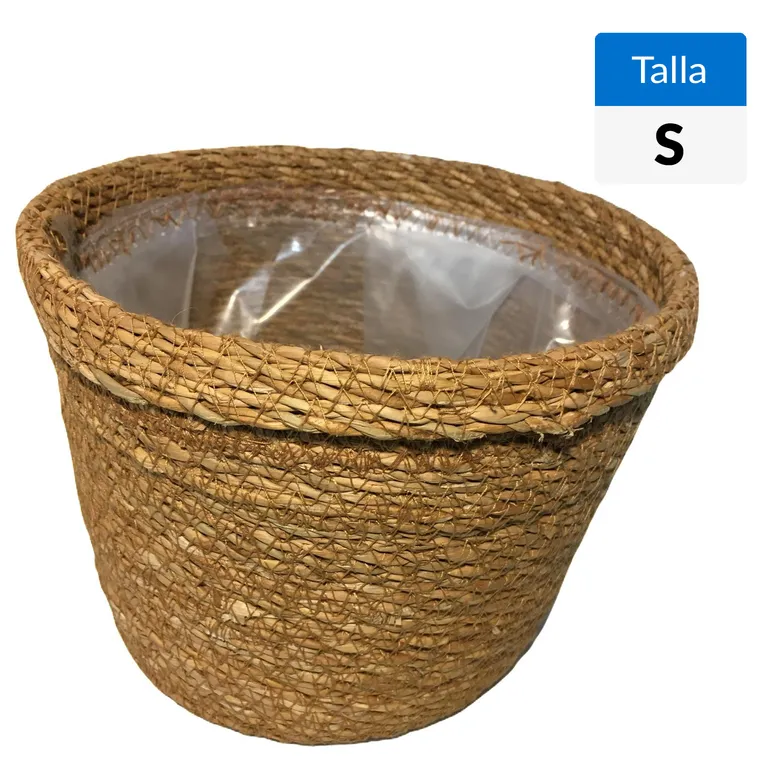 Macetero Canasto Decorativo Rama 25X20 Cm Para Plantas