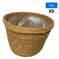 Macetero Canasto Rama 20X15 Cm Decorativo Xs