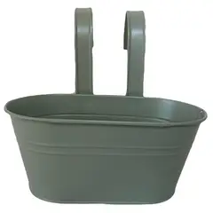 DECOGREEN - Colgador doble metal verde