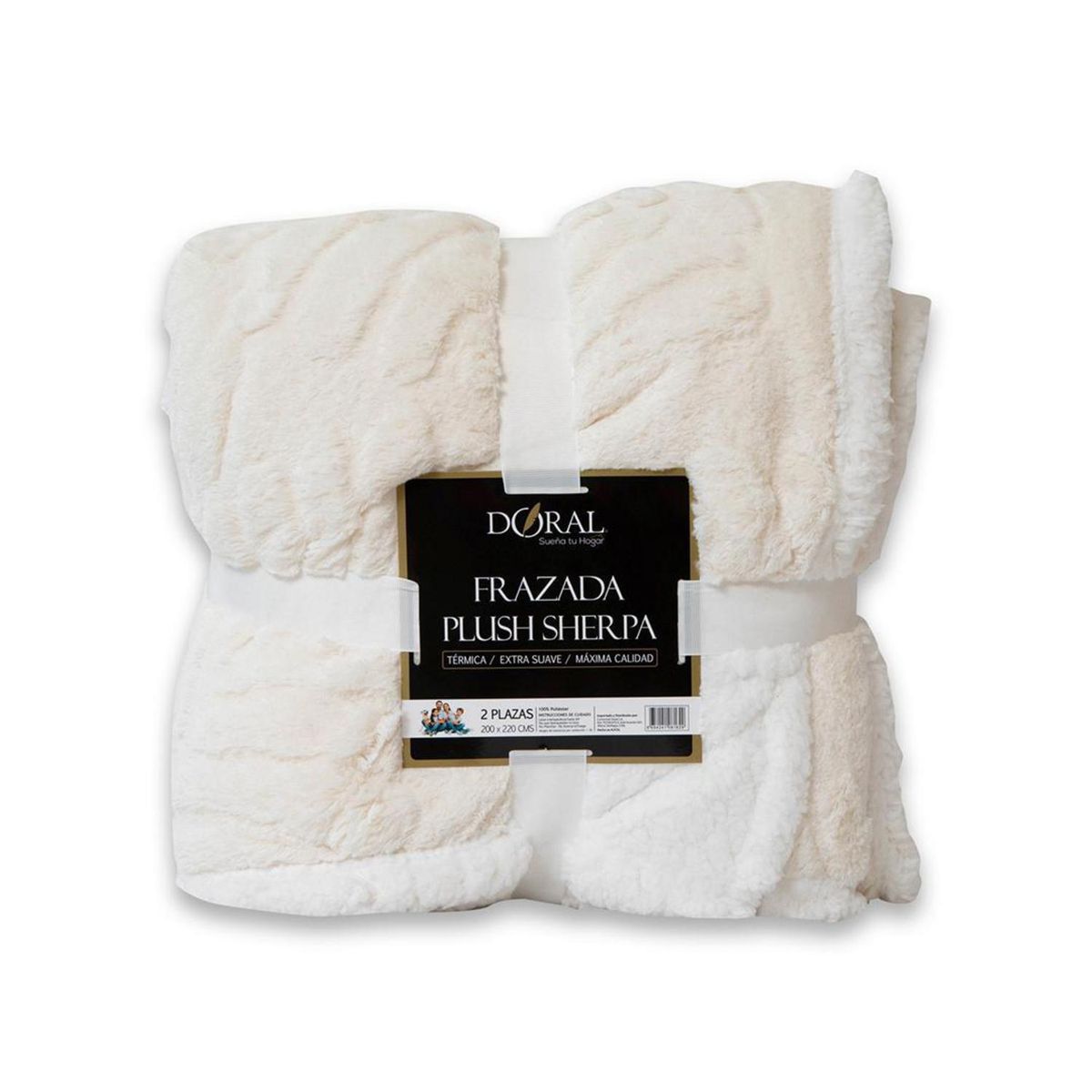 DORAL - Frazada Plush Sherpa