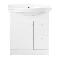 Kit Mueble Vanitorio Adele Blanco 80x70 cm/Cubierta