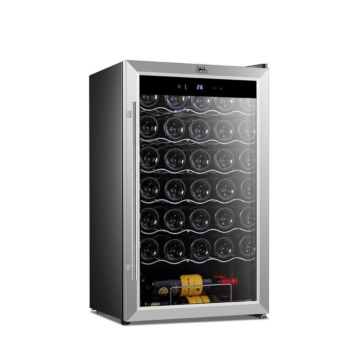 URSUS TROTTER - Cava de Vino 34 Botellas UT W-98 INOX