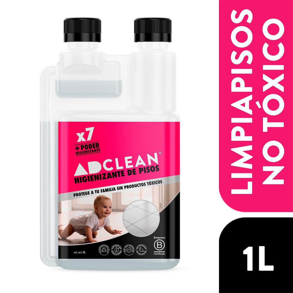 ADCLEAN - Limpiapisos higienizante 1 l