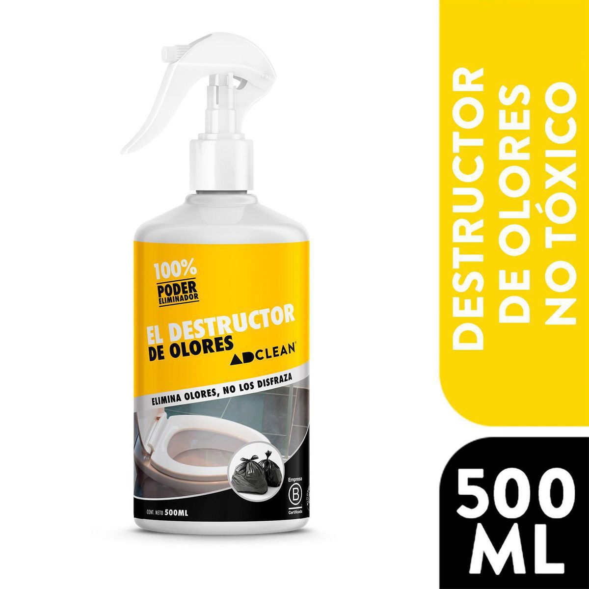 ADCLEAN - Destructor de olores 500 ml.