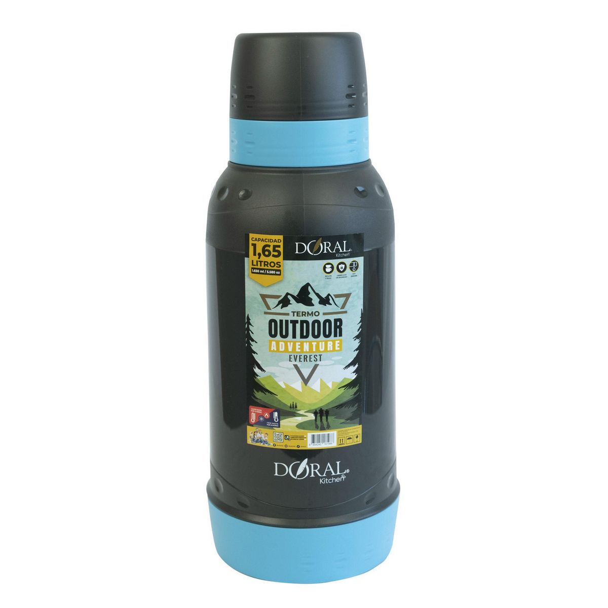 DORAL - Termo Outdoor 1.650 l Negro