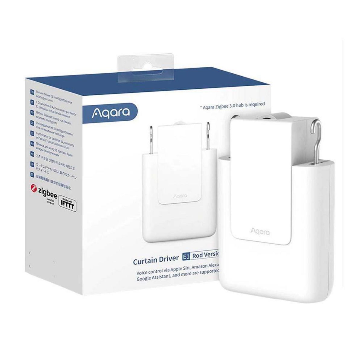 AQARA - Motor Para Cortina Barra E1 Zigbee Aqara