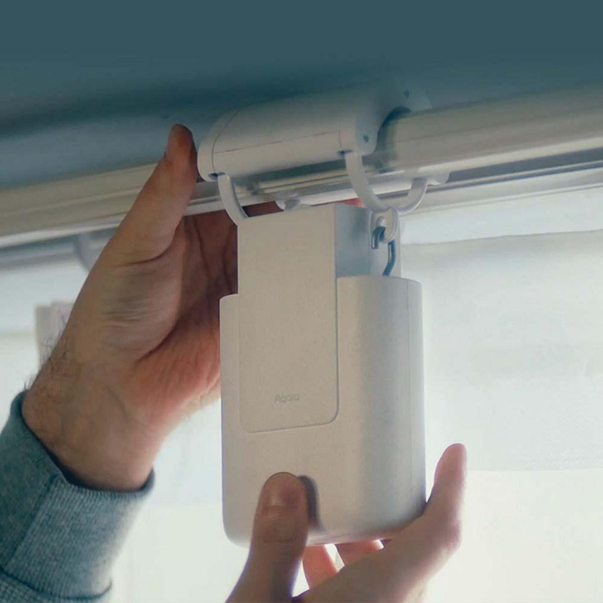 AQARA - Motor Para Cortina Barra E1 Zigbee Aqara