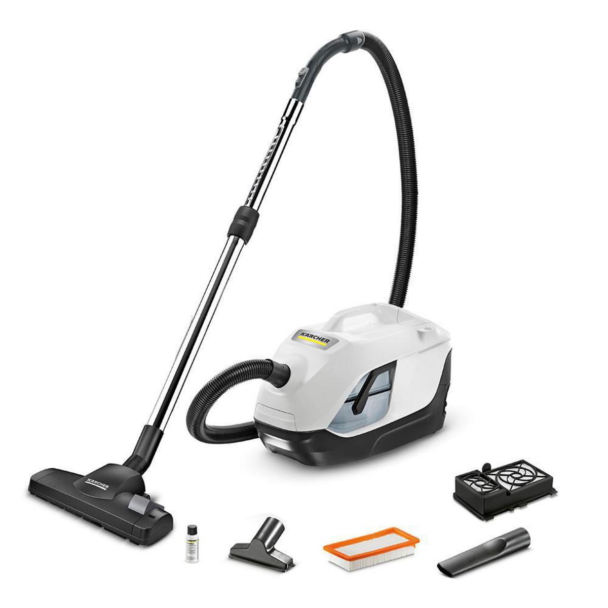 KARCHER - Aspiradora Silenciosa con Filtro HEPA 650 W 2 Litros DS 6