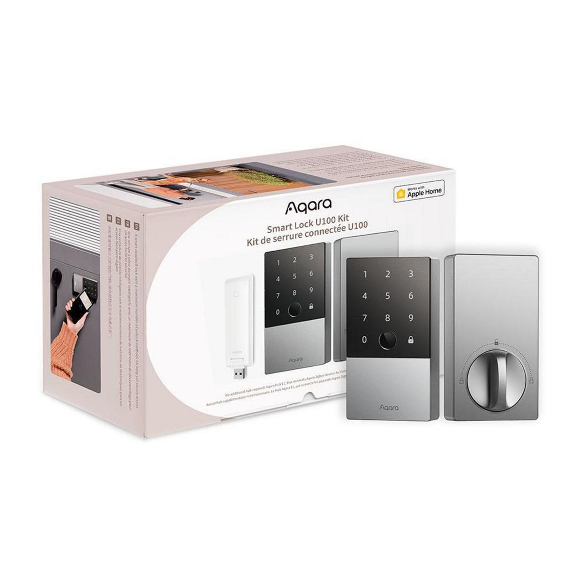 AQARA - Cerradura Smart Kit U100 Zigbee