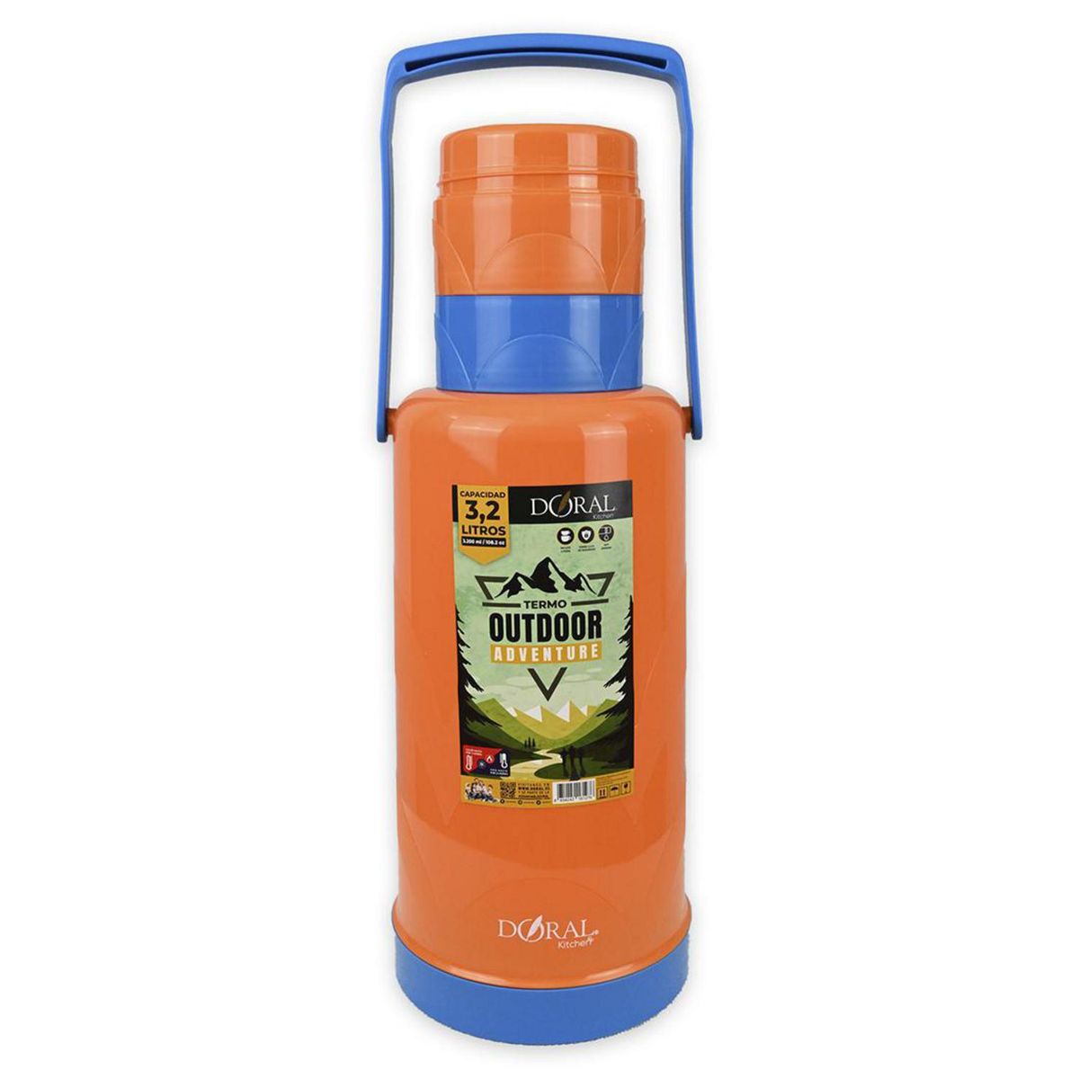 DORAL - Termo Outdoor 3.2 l Naranjo
