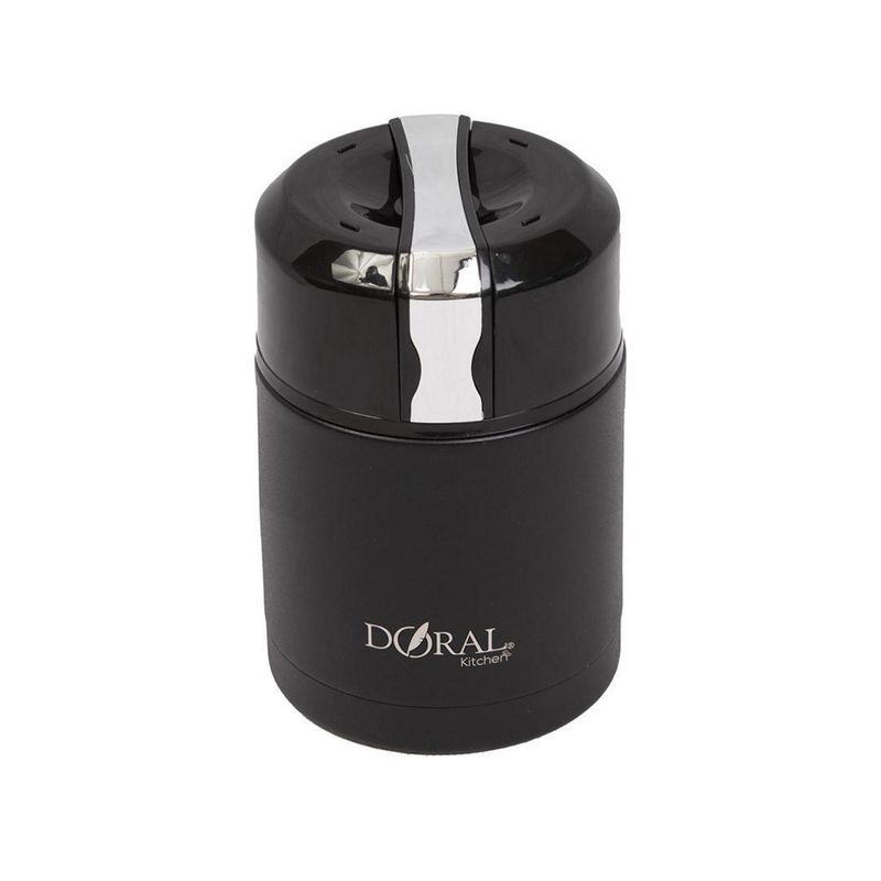 DORAL - Termo para Comida 1 l Acero Inoxidable Negro