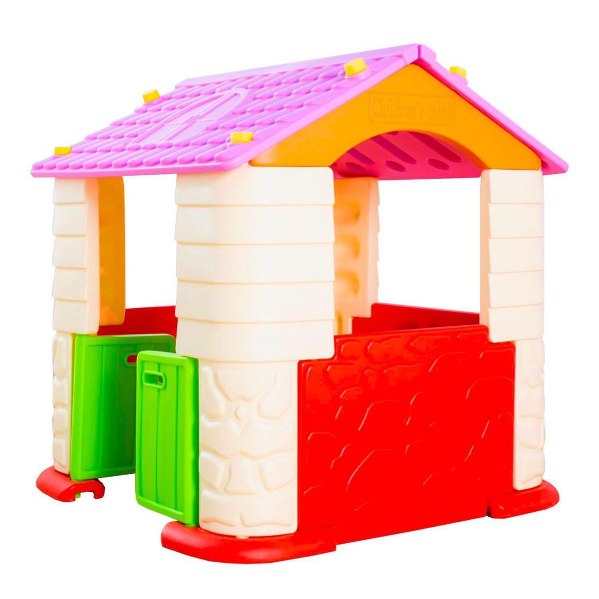 KIDSCOOL - Casa de Juego Sunny 121x114x114 cm Blanco