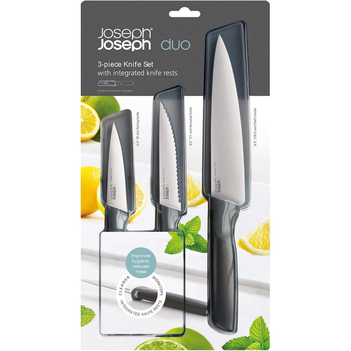 GENERICO - Set de 3 cuchillos opal