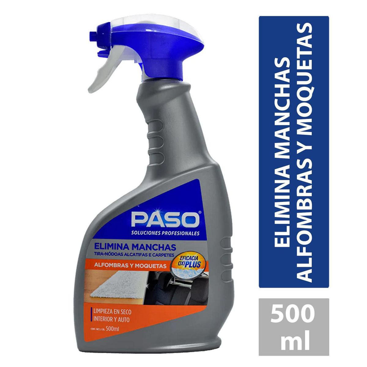 PASO - Eliminador de Manchas Paso Multiuso para Alfombras y Moquetas 500 ml