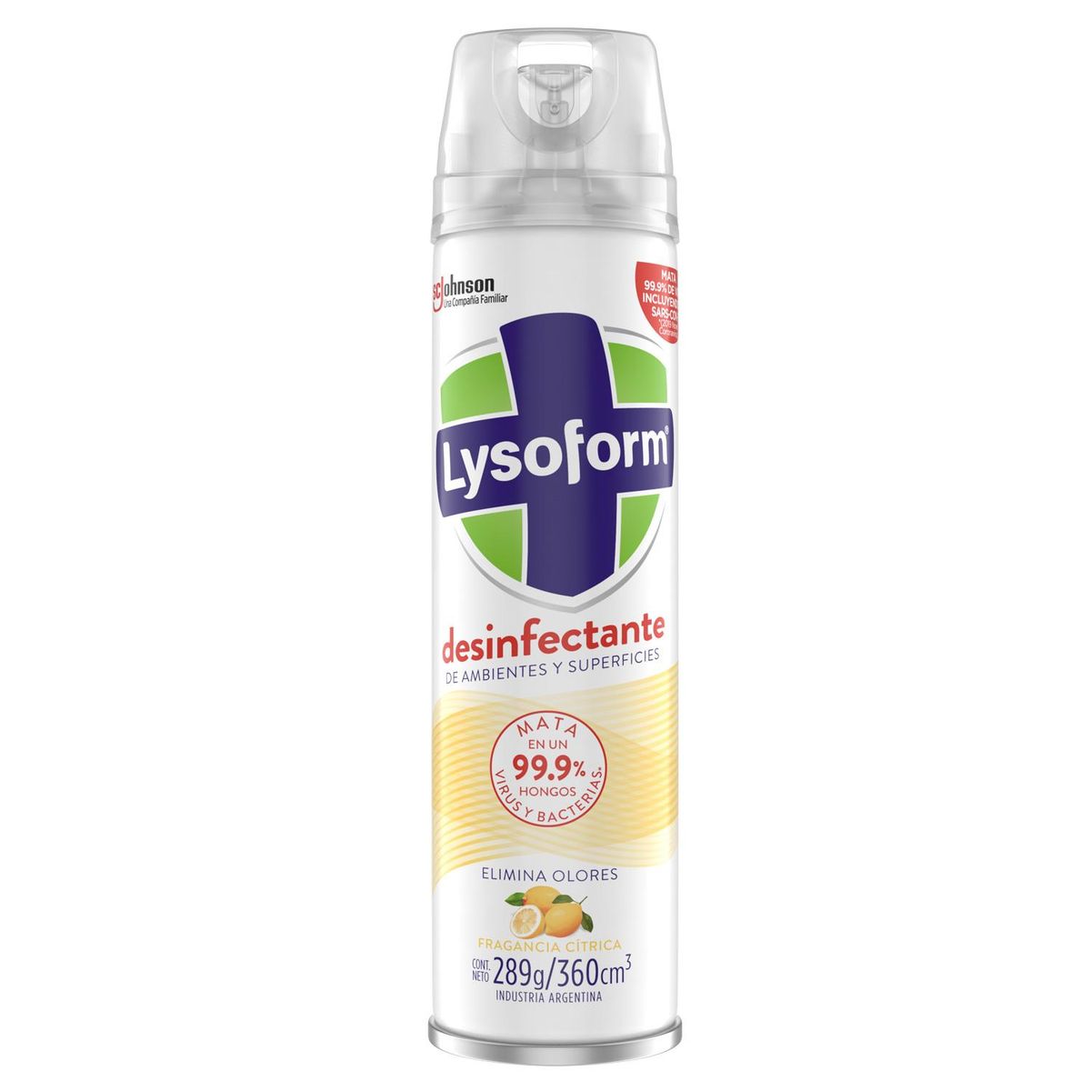 LYSOFORM - Desinfectante aerosol Lysoform Cítrico 360 ml