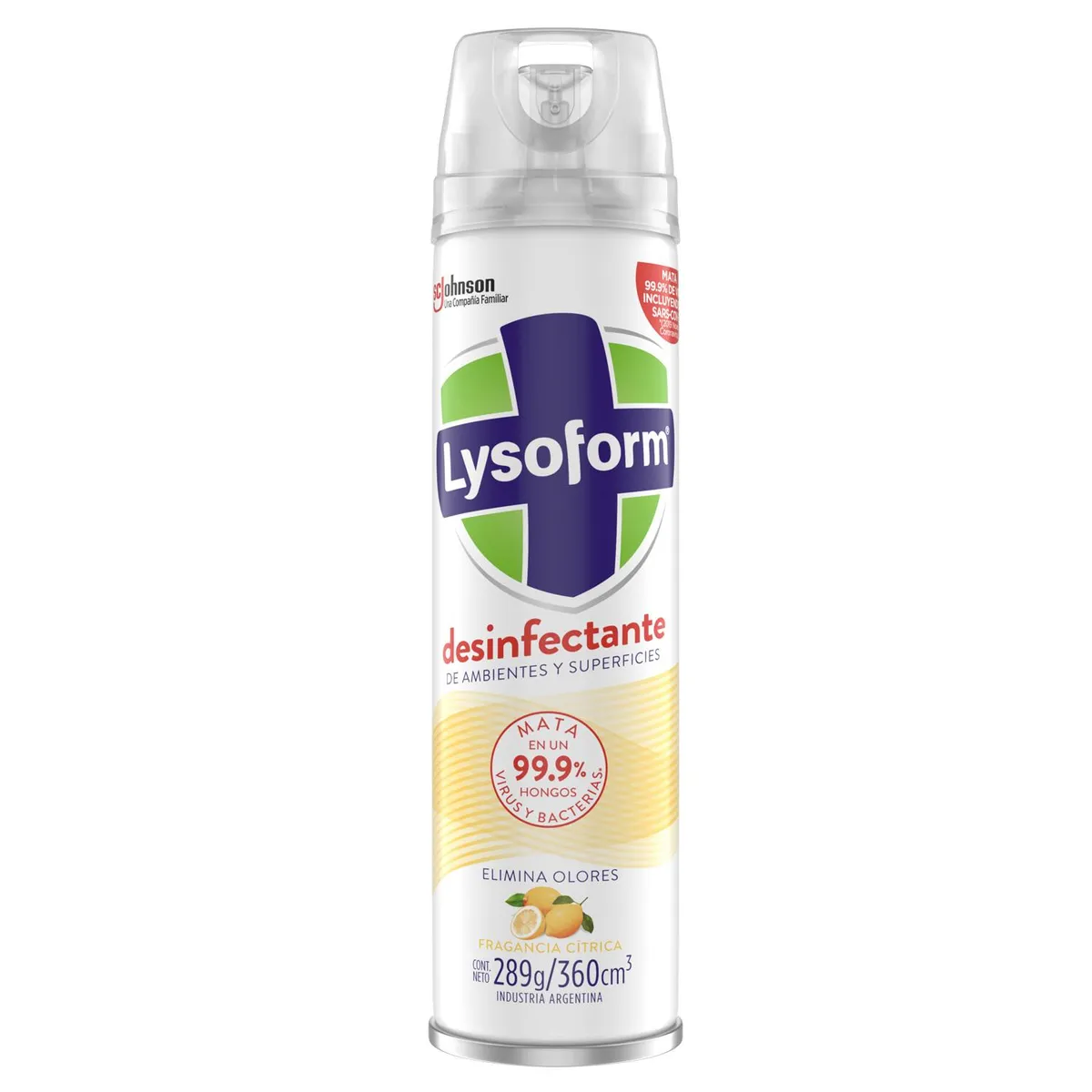 LYSOFORM - Desinfectante aerosol Lysoform Cítrico 360 ml
