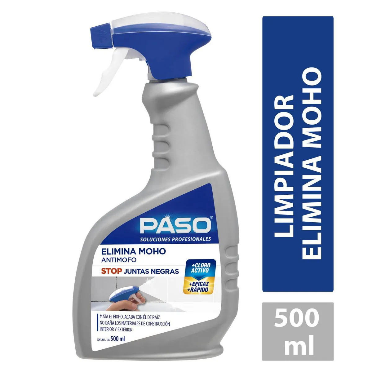 PASO - Limpiador Elimina Moho Paso 500 ml Baño y Juntas