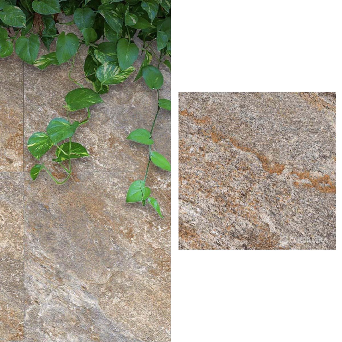 CORDILLERA - Cerámica 61x61 cm Quarzita Oxido 1.48 m2