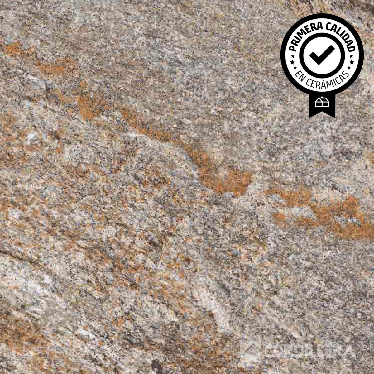 CORDILLERA - Cerámica 61x61 cm Quarzita Oxido 1.48 m2