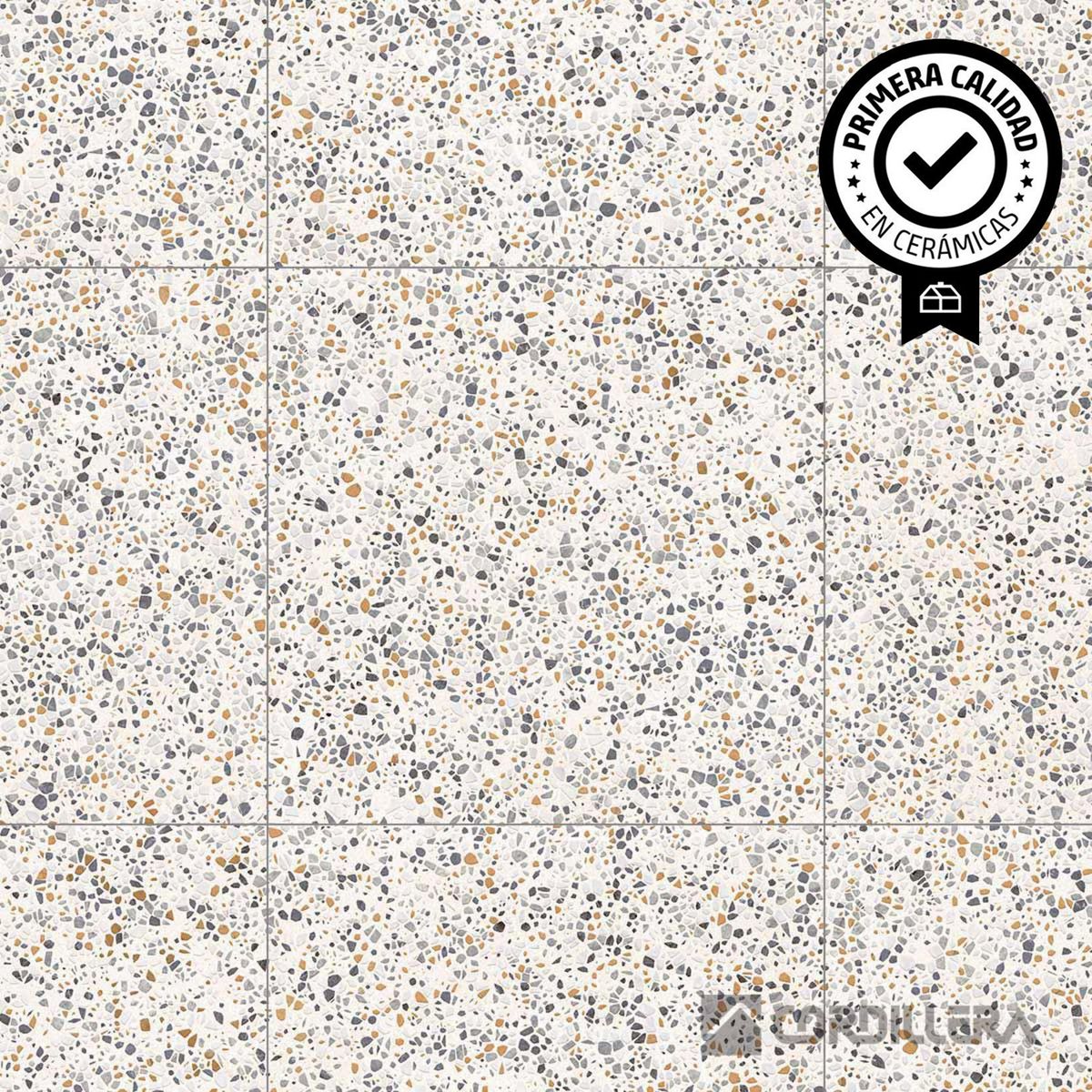 CORDILLERA - Cerámica 61x61 cm Terrazo Mix 1.48 m2