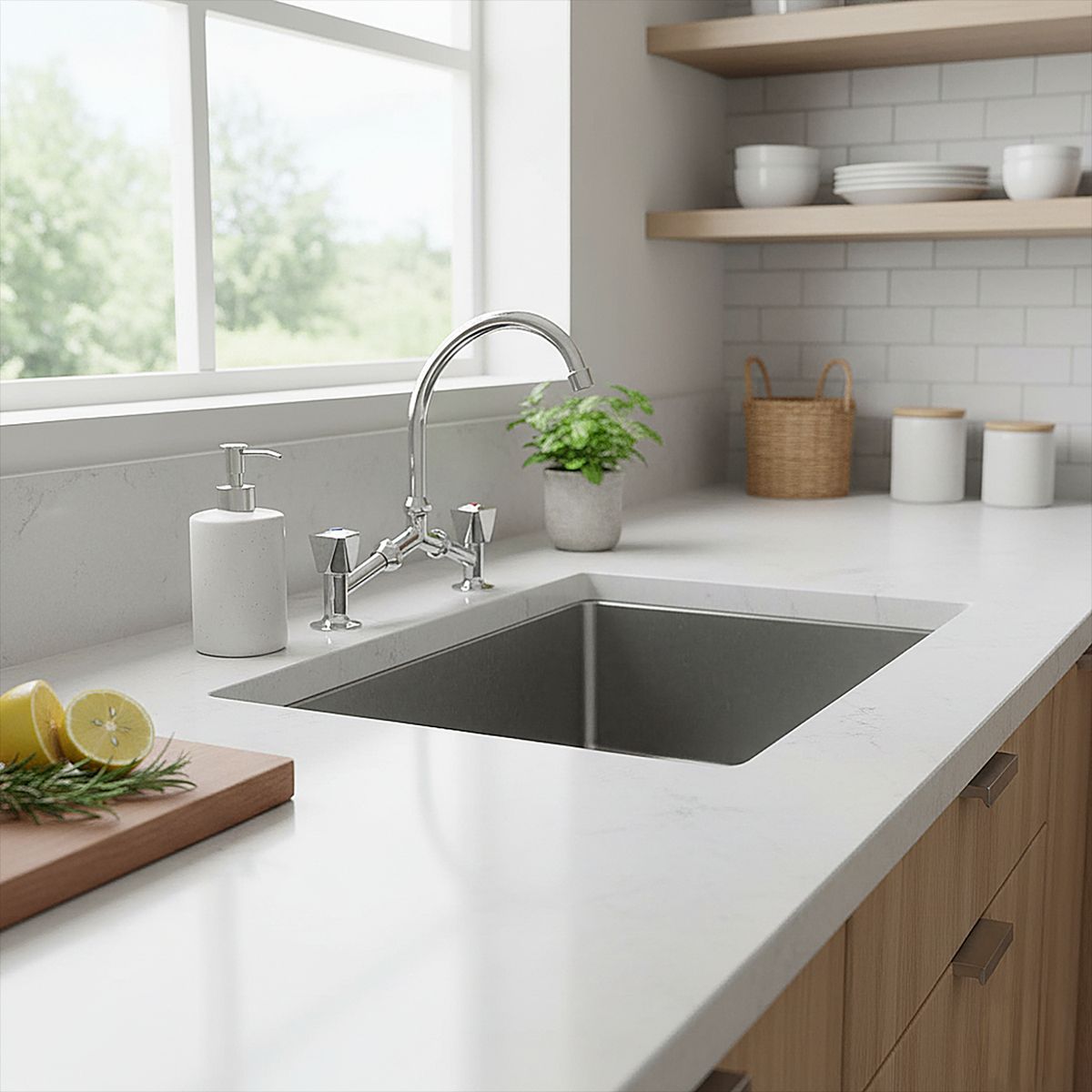 FANALOZA - Combinación Lavaplatos New Ciro Cromado