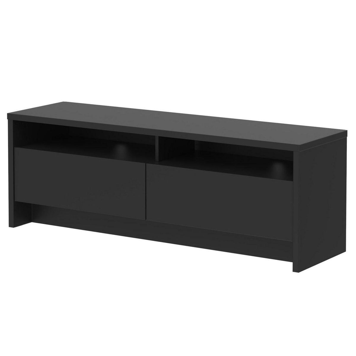 DECOCASA - Rack 50 " Aspen Negro 135x47x38 cm