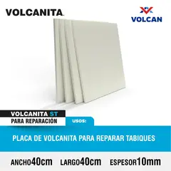 VOLCAN - Yeso Cartón Reparación 10 mm 40x40 cm