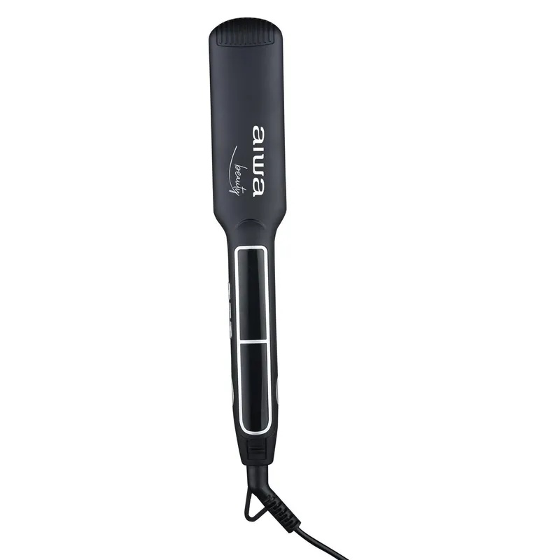 AIWA - Plancha de cabello con indicador de temperatura