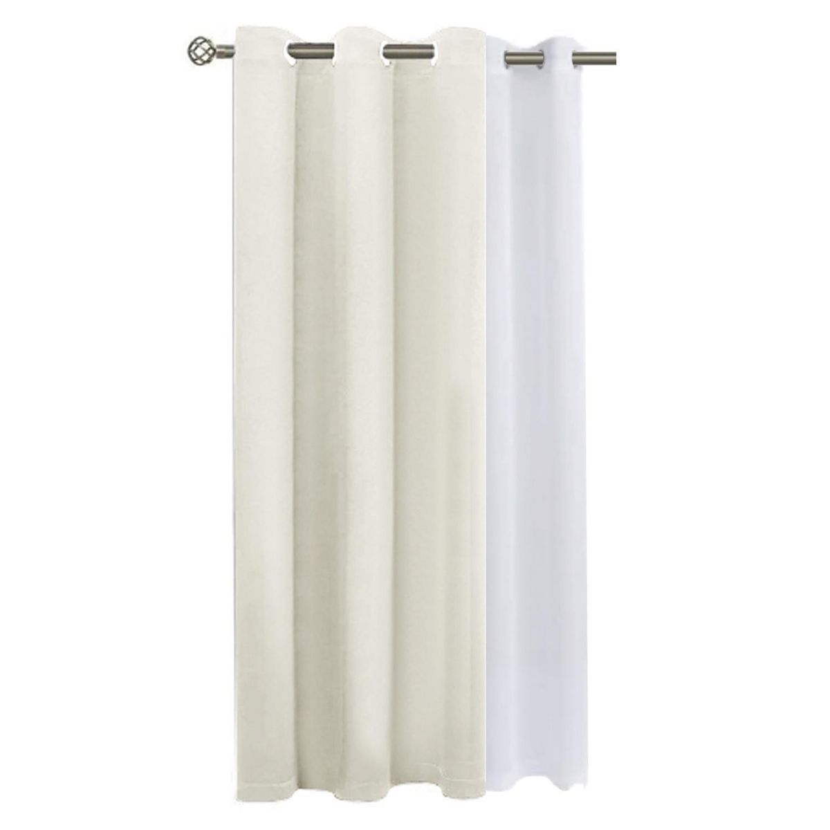 VINCENZI - Cortina De Tela Blackout + Velo