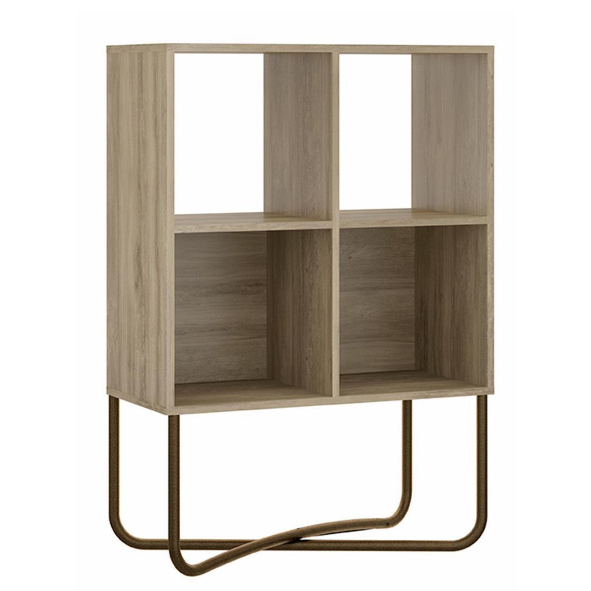 HOGA - Estante Connect MDP 2 Nivel(es) 70x100x36 cm Café