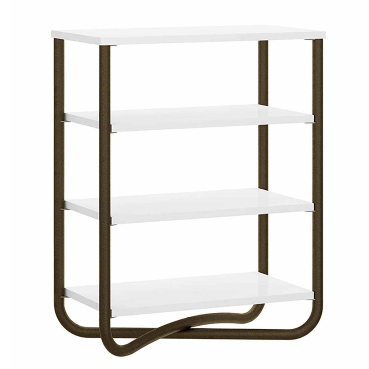 HOGA - Zapatera Connect Metal 3 Nivel(es) 50x64x28 cm Blanco