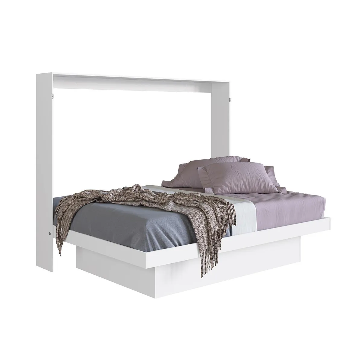 HOGA - Cama 2 plazas Europea Latino Blanco