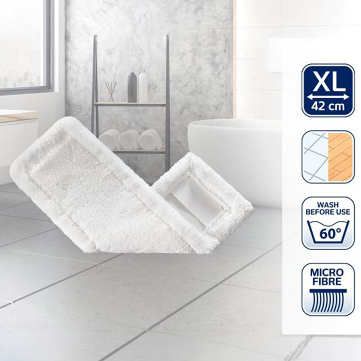 LEIFHEIT - Repuesto Mopa Leifheit Alta Absorción 42 cm