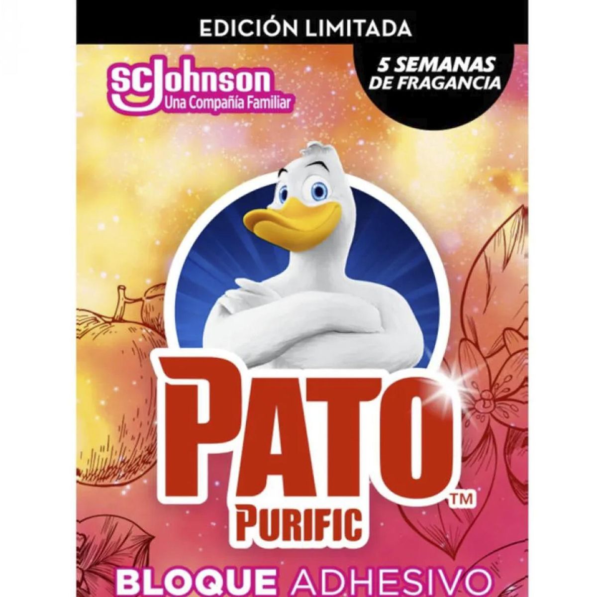 PATO PURIFIC - Pato adhesivo inodoro durazno