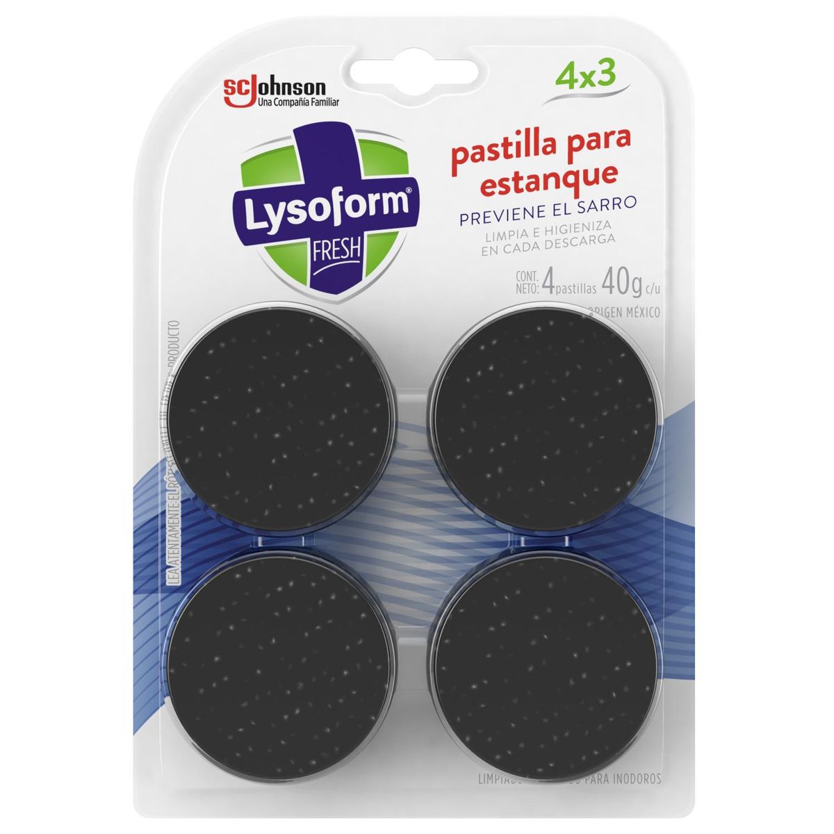 LYSOFORM - Lysoform pastilla azul 4x3